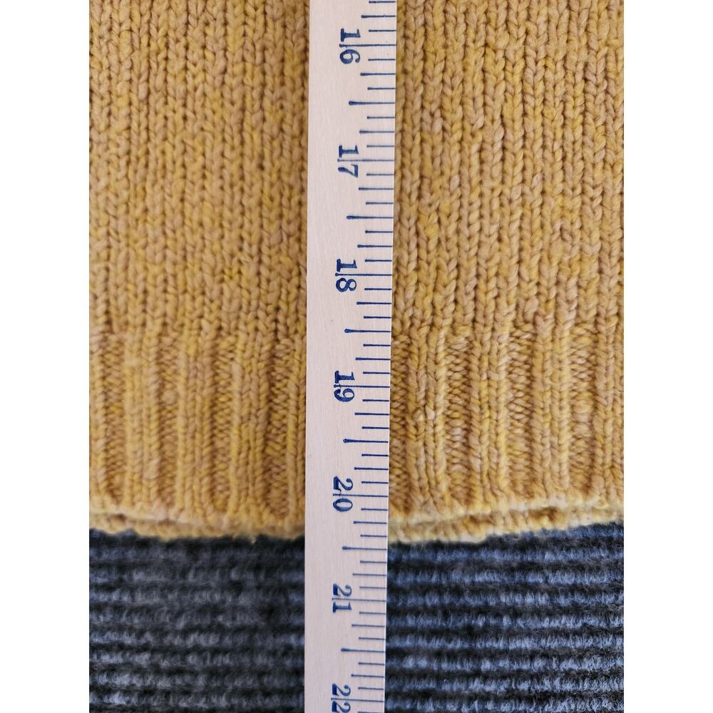 American Eagle Outfitters XS Yellow Nordic Pattern Mock Neck Sweater Fair Isle - Picture 7 of 7